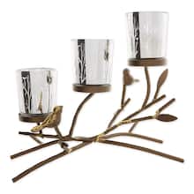 9.5" Triple Tealight Branch Candle Holder